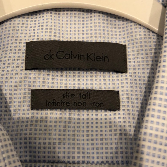 Calvin Klein slim tall dress shirt. 16 1/2, 36/37 - Picture 2 of 5